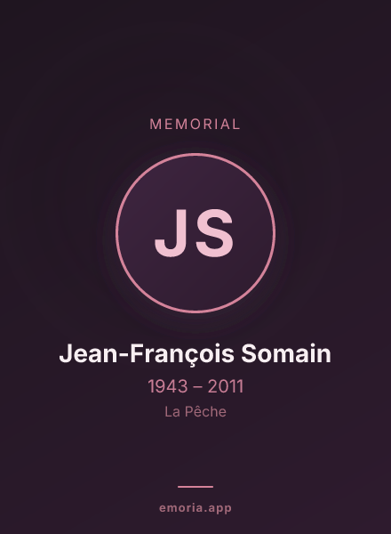 Memorial portrait of Jean-François Somain