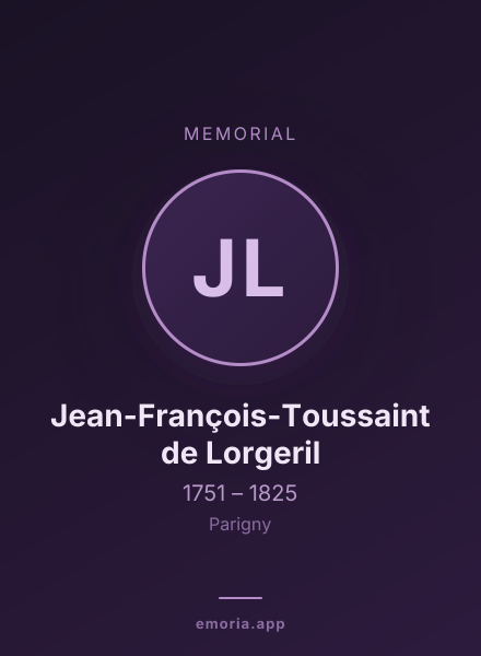Memorial portrait of Jean-François-Toussaint de Lorgeril