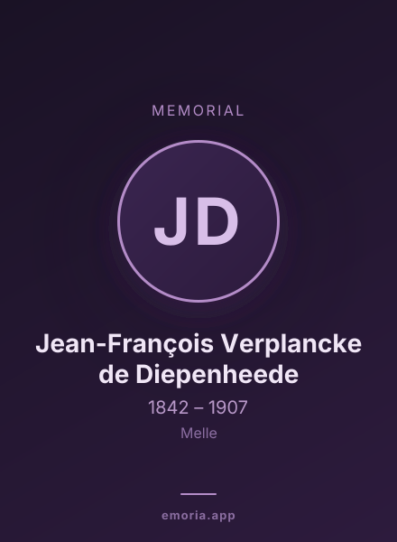 Memorial portrait of Jean-François Verplancke de Diepenheede