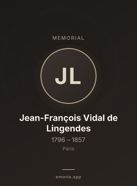 Memorial portrait of Jean-François Vidal de Lingendes