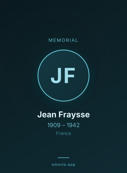 Memorial portrait of Jean Fraysse