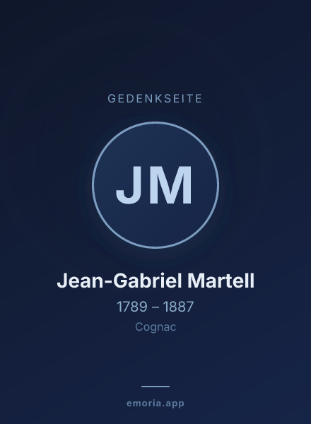 Gedenkportrait von Jean-Gabriel Martell
