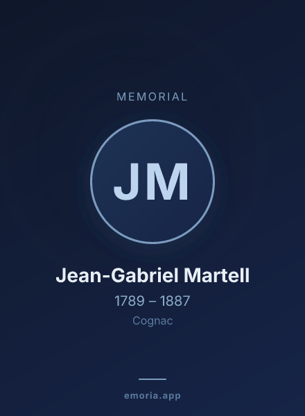 Memorial portrait of Jean-Gabriel Martell
