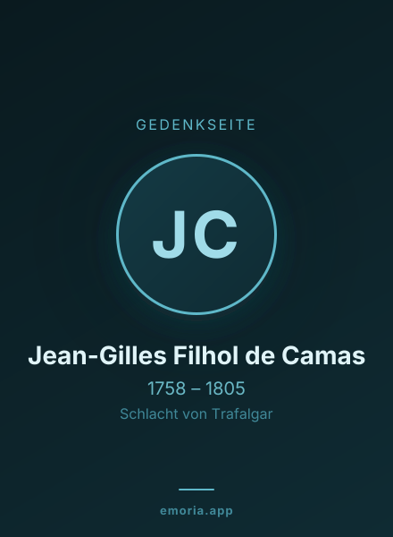 Gedenkportrait von Jean-Gilles Filhol de Camas