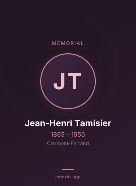 Memorial portrait of Jean-Henri Tamisier