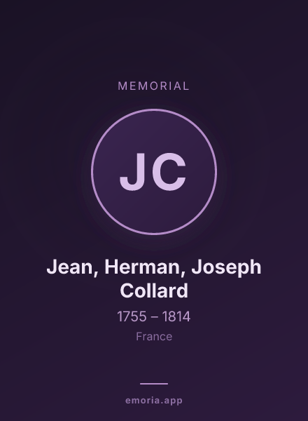 Memorial portrait of Jean, Herman, Joseph Collard