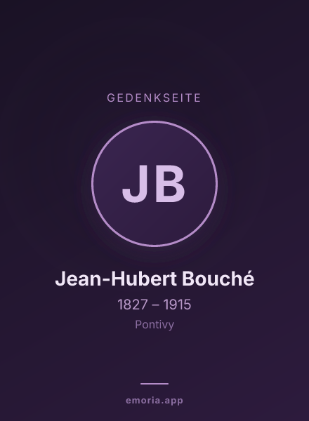 Gedenkportrait von Jean-Hubert Bouché