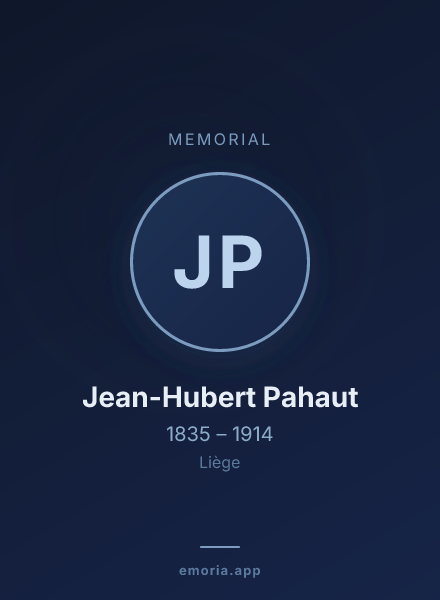 Memorial portrait of Jean-Hubert Pahaut