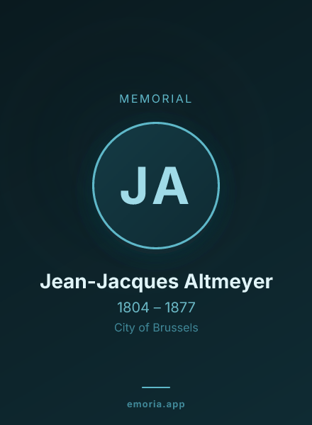 Memorial portrait of Jean-Jacques Altmeyer