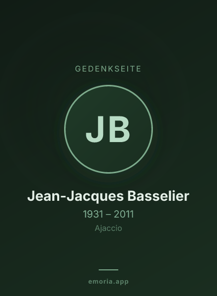 Gedenkportrait von Jean-Jacques Basselier