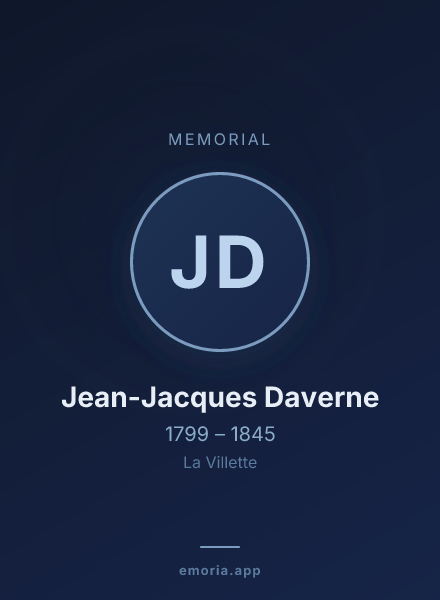 Memorial portrait of Jean-Jacques Daverne