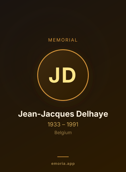 Memorial portrait of Jean-Jacques Delhaye