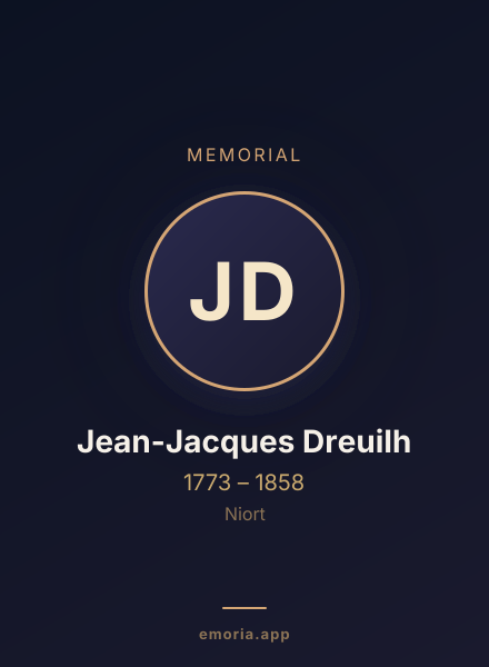 Memorial portrait of Jean-Jacques Dreuilh