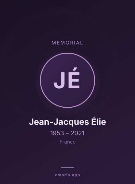 Memorial portrait of Jean-Jacques Élie