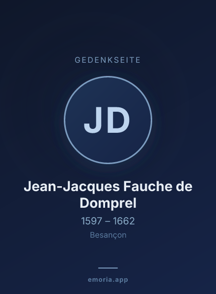 Gedenkportrait von Jean-Jacques Fauche de Domprel