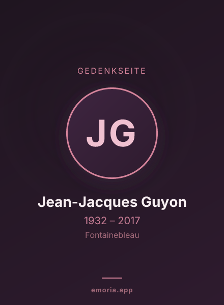 Gedenkportrait von Jean-Jacques Guyon