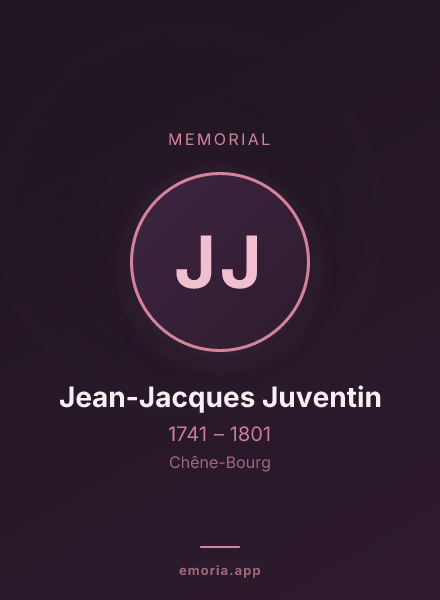 Memorial portrait of Jean-Jacques Juventin