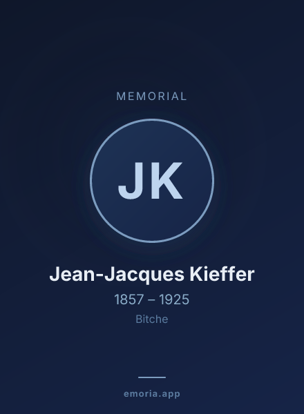 Memorial portrait of Jean-Jacques Kieffer