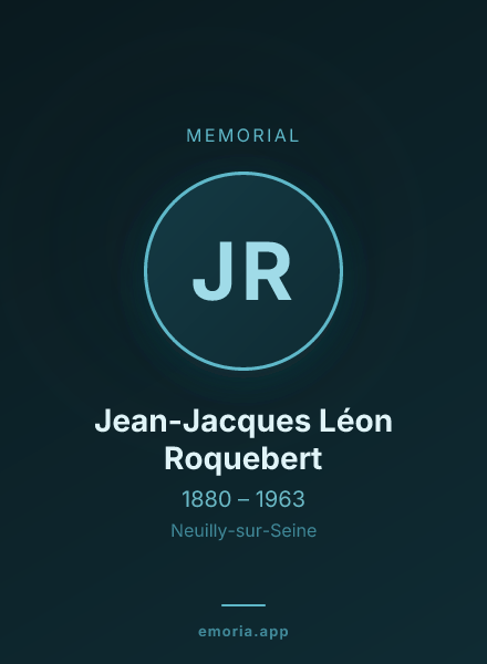 Memorial portrait of Jean-Jacques Léon Roquebert