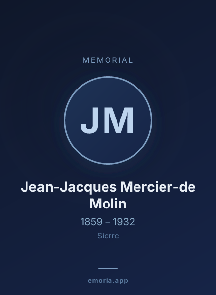 Memorial portrait of Jean-Jacques Mercier-de Molin