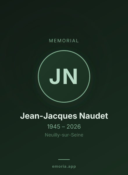 Memorial portrait of Jean-Jacques Naudet