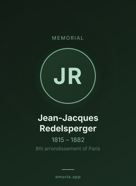 Memorial portrait of Jean-Jacques Redelsperger
