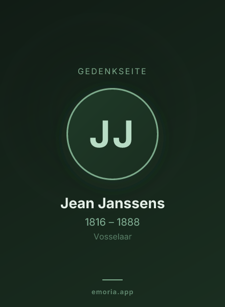 Gedenkportrait von Jean Janssens