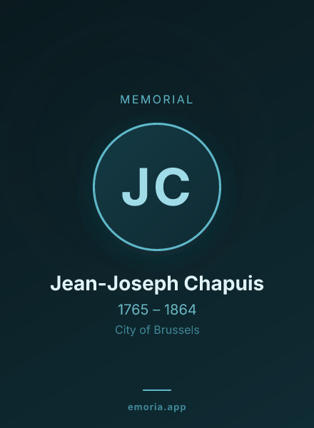 Memorial portrait of Jean-Joseph Chapuis