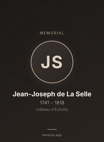 Memorial portrait of Jean-Joseph de La Selle
