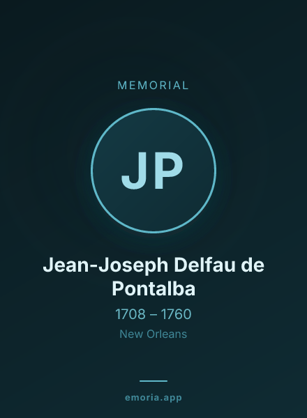 Memorial portrait of Jean-Joseph Delfau de Pontalba