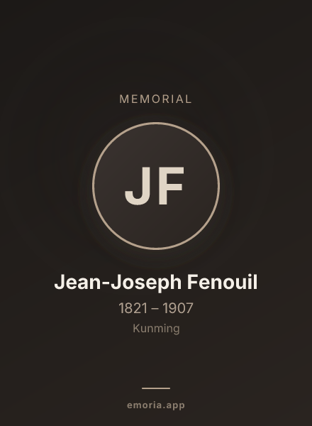 Memorial portrait of Jean-Joseph Fenouil