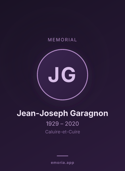 Memorial portrait of Jean-Joseph Garagnon