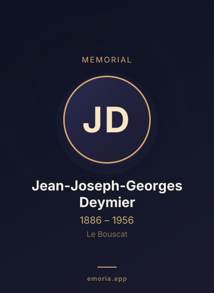 Memorial portrait of Jean-Joseph-Georges Deymier