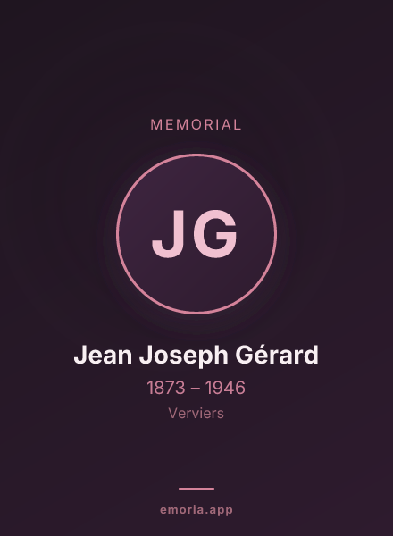 Memorial portrait of Jean Joseph Gérard