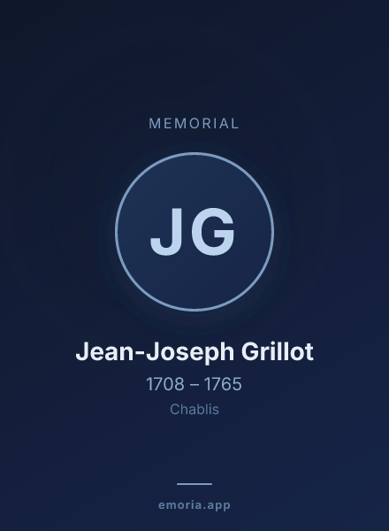 Memorial portrait of Jean-Joseph Grillot