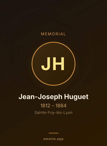 Memorial portrait of Jean-Joseph Huguet