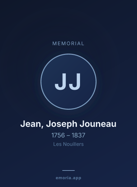 Memorial portrait of Jean, Joseph Jouneau