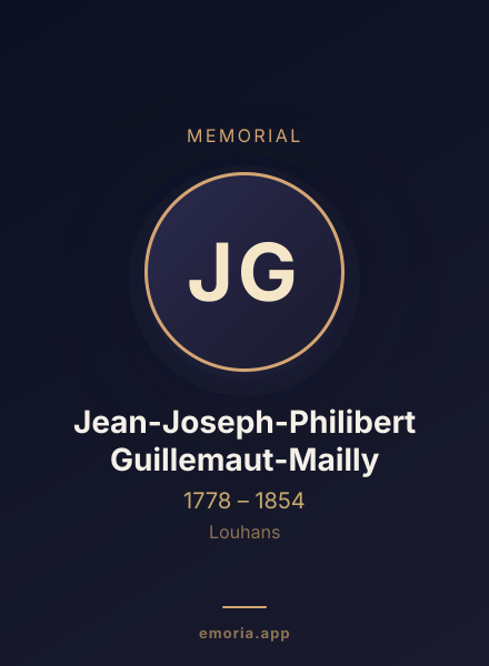 Memorial portrait of Jean-Joseph-Philibert Guillemaut-Mailly
