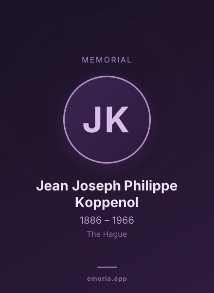 Memorial portrait of Jean Joseph Philippe Koppenol