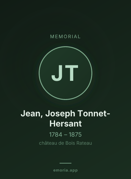 Memorial portrait of Jean, Joseph Tonnet-Hersant