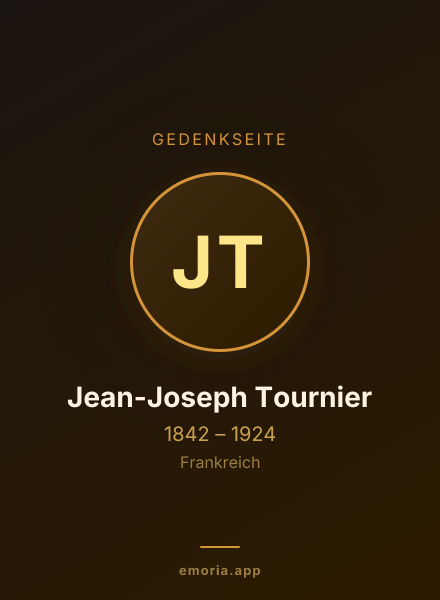 Gedenkportrait von Jean-Joseph Tournier