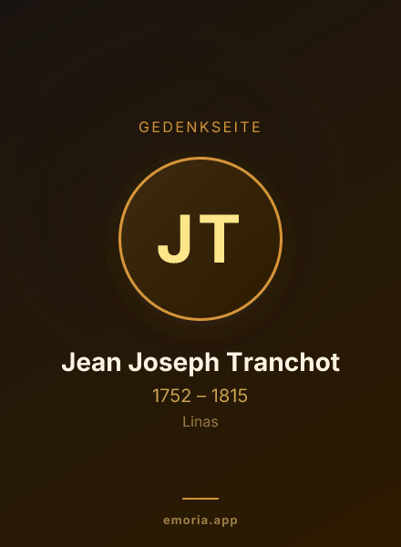 Gedenkportrait von Jean Joseph Tranchot
