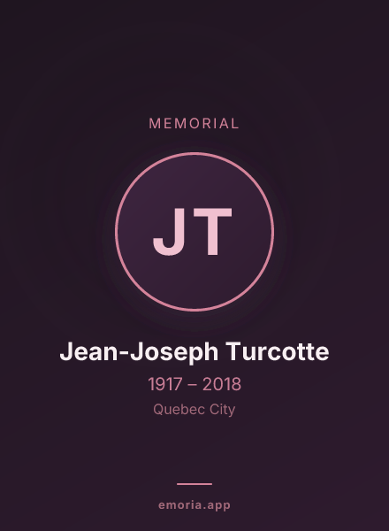 Memorial portrait of Jean-Joseph Turcotte