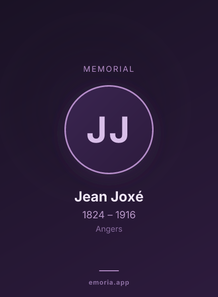 Memorial portrait of Jean Joxé
