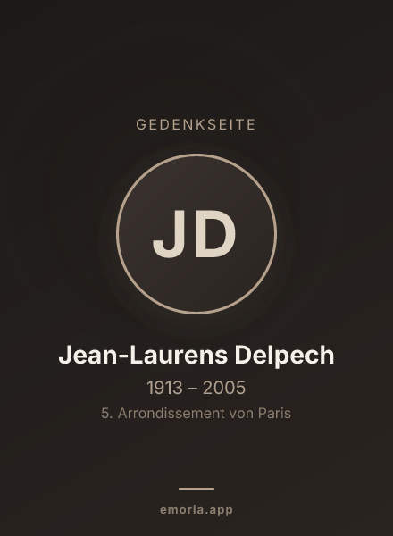 Gedenkportrait von Jean-Laurens Delpech