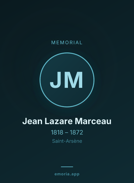 Memorial portrait of Jean Lazare Marceau