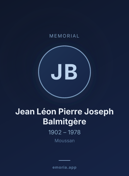 Memorial portrait of Jean Léon Pierre Joseph Balmitgère