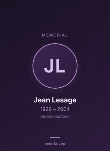 Memorial portrait of Jean Lesage
