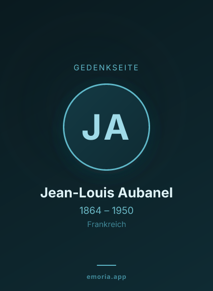 Gedenkportrait von Jean-Louis Aubanel