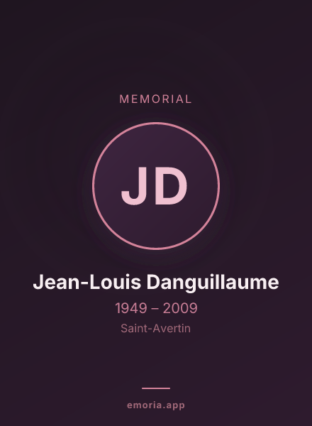 Memorial portrait of Jean-Louis Danguillaume